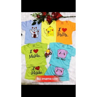Combo 5 bộ cộc tay cho bé