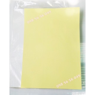 Giấy Decal Đế Vàng A4 [ Xấp 100 tờ ]