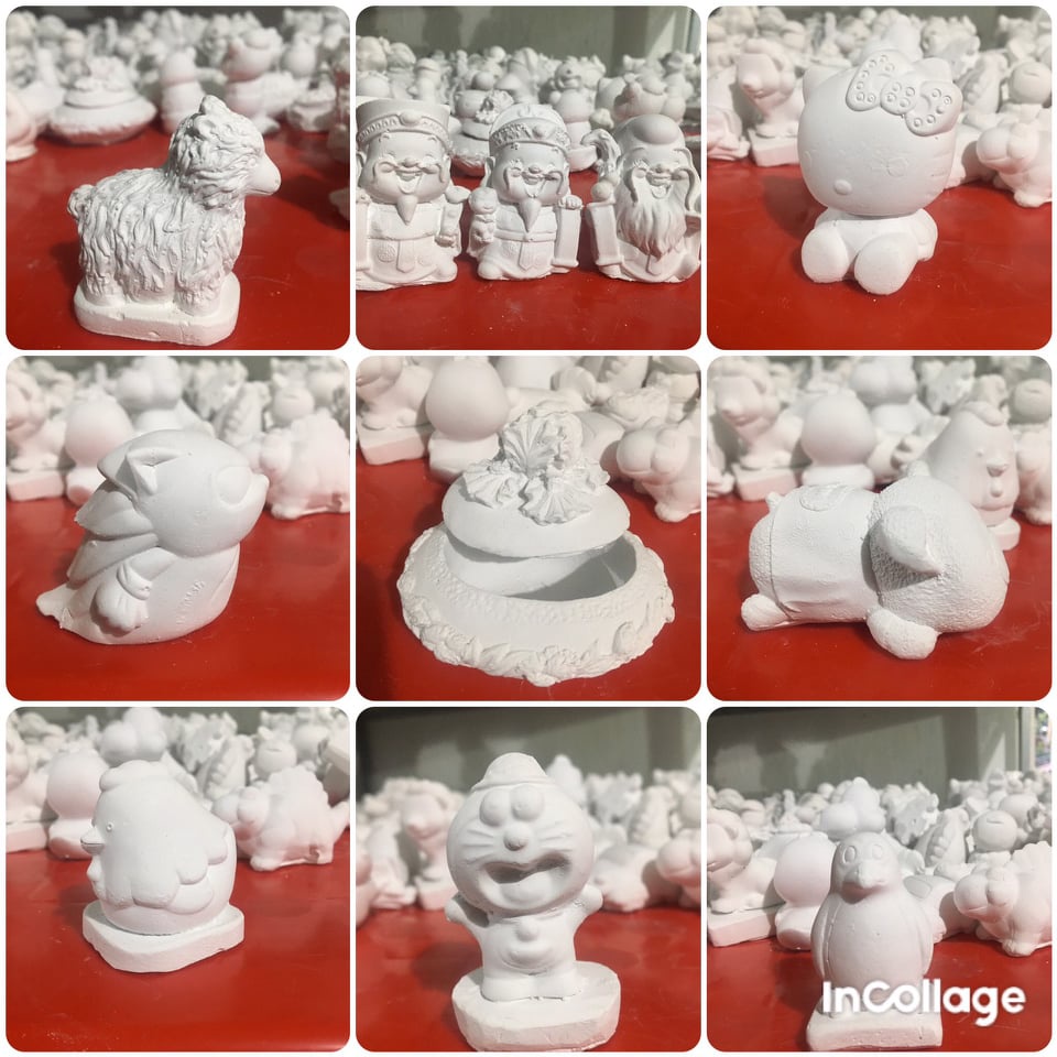 Tô tượng / tượng thạch cao / tượng tô màu