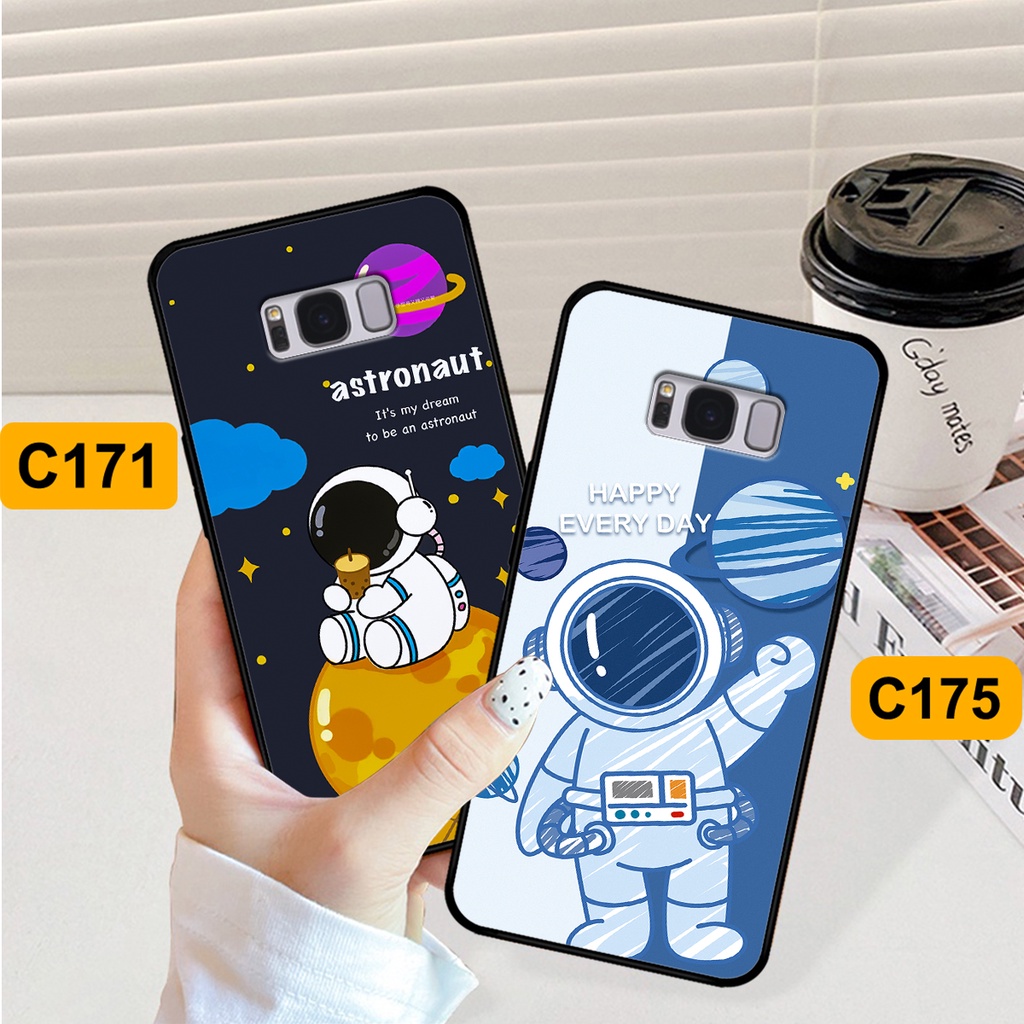 Ốp Samsung S8 - S8 Plus - S8+ in hình astronaut, phi hành gia vũ trụ hottrend, độc đáo, cá tính.