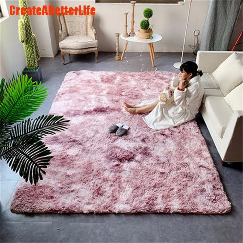 Thảm lông nhung trải sàn trang trí phòng khách