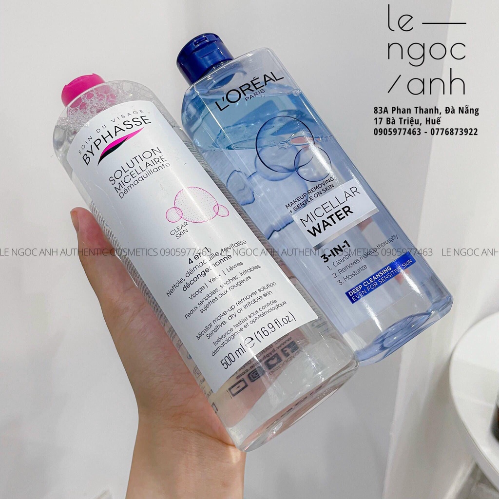 Nước tẩy trang L'Oreal 3in1 Micellar Water Deep Cleansing làm sạch sâu 400ml