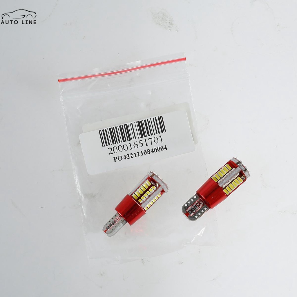 Set 2 Bóng Đèn LED T10 501 Ánh Sáng Trắng Chuyên Dụng Cho Biển Số Xe Hơi SHOPCYC9600