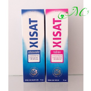 Xịt mũi nước biển Xisat - Xịt rửa mũi cho cả gia đình, ngăn ngừa viêm mũi, viêm xoang