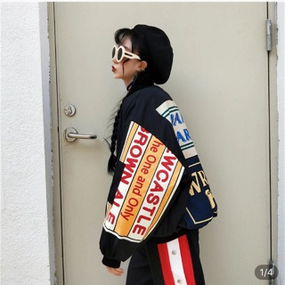 Áo phao bomber ulzzang