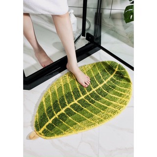 Thảm Chiếc Lá Xanh Lông Cừu