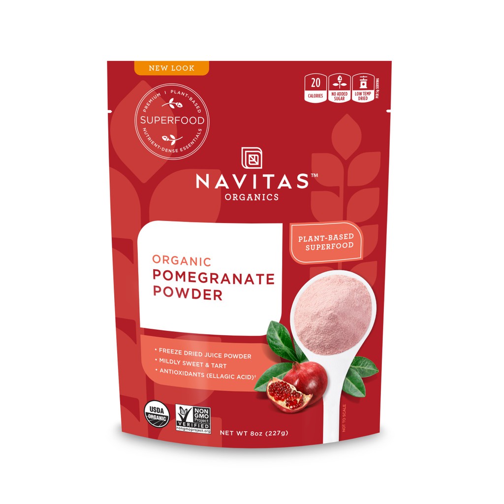 [Navitas]Bột nước ép trái lựu hữu cơ (Organic Pomegranate Powder) - 227g