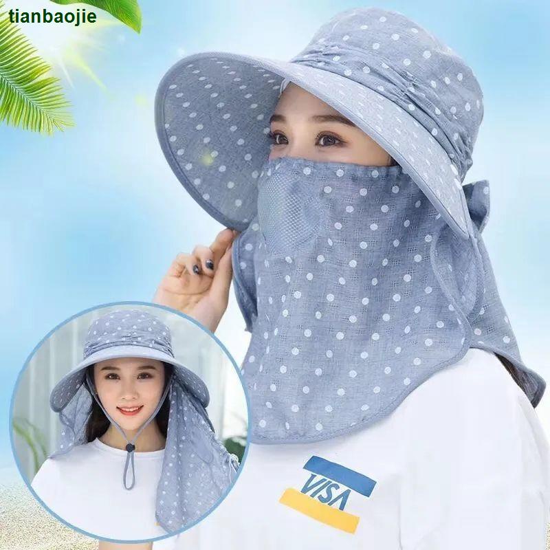 Mũ Chống Nắng Vành Rộng Vành Rộng Chống Tia Cực Tím Chống Tia Cực Tím Thoáng Khí Bảo Vệ Cổ Và Mặt Và Cổ Dùng Khi Đi Xe Đạp/ Công Nhân/ Nông Nghiệp Cho Nữ