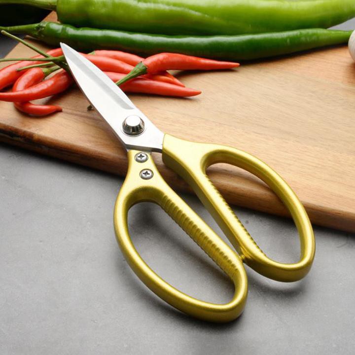 Kéo Nhật Sịn Cắt Thịt Cán Vàng Đa Năng Nhà Bếp