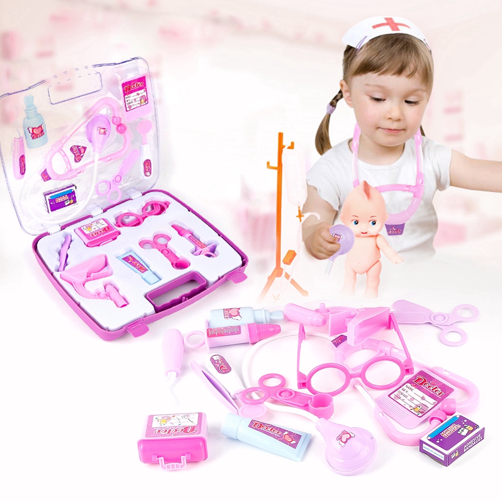 『Prettyhat 』 Phong cách mới Mô phỏng  Đồ chơi Giả vờ Chơi Kids Doctor Play Set Bộ đồ chơi giáo dục