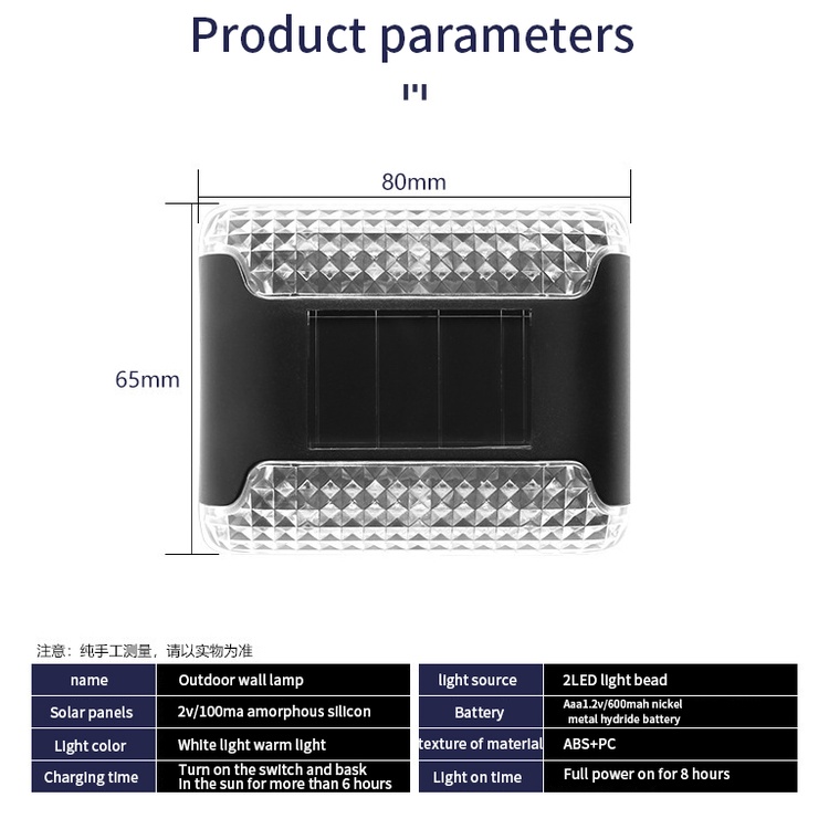 Bộ 4 Đèn LED Năng Lượng Mặt Trời Chống Thấm Nước Trang Trí Cầu Thang Sân Vườn