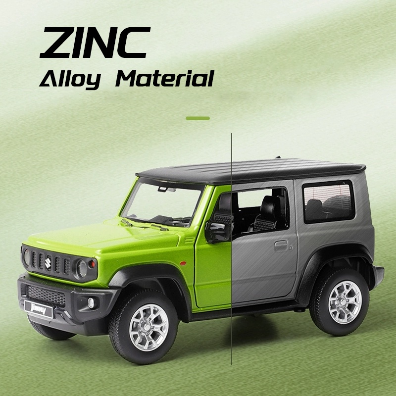 Mô Hình Xe Hơi SUZUKI JIMNY Có Đèn Và Âm Thanh Bằng Hợp Kim Tỉ Lệ 1: 26 Làm Quà Sinh Nhật Cho Bé Trai