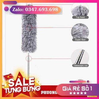 Cây chổi lông quét bụi cán inox gập được tới 90 độ T2