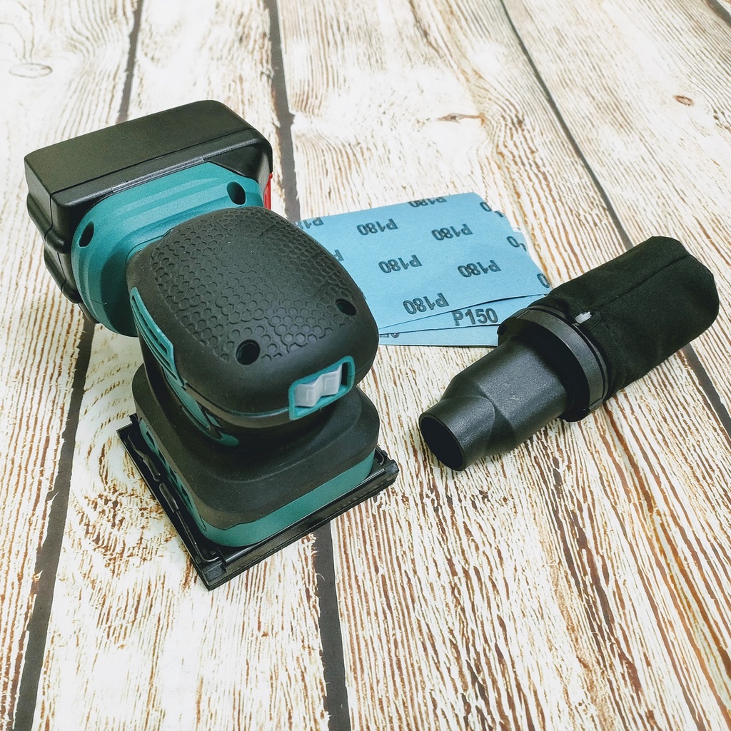 SV Máy chà nhám rung mặt vuông động cơ không chổi than dùng pin 18V - 21V