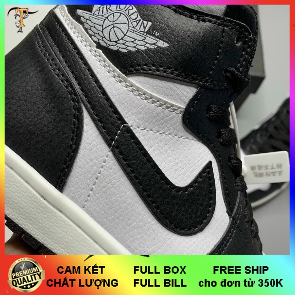 [Mã FAGREEN245 giảm tới 30K đơn 99K] Giày jocdan đen trắng cao cổ panda | BigBuy360 - bigbuy360.vn