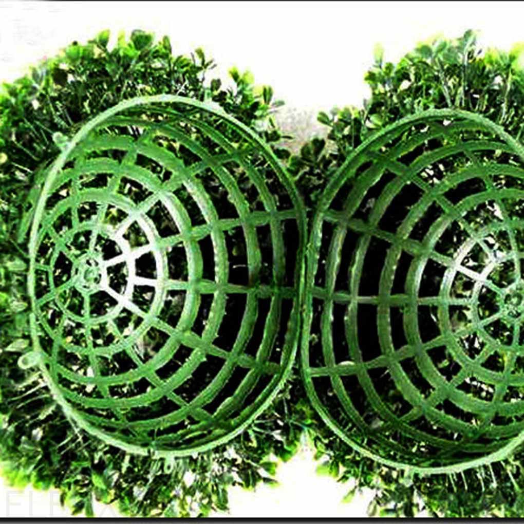 Simulate Green Grass Ball Artificial Grasses Plastic Green Plant Fake Flowers Home Garden Decoration ELEN