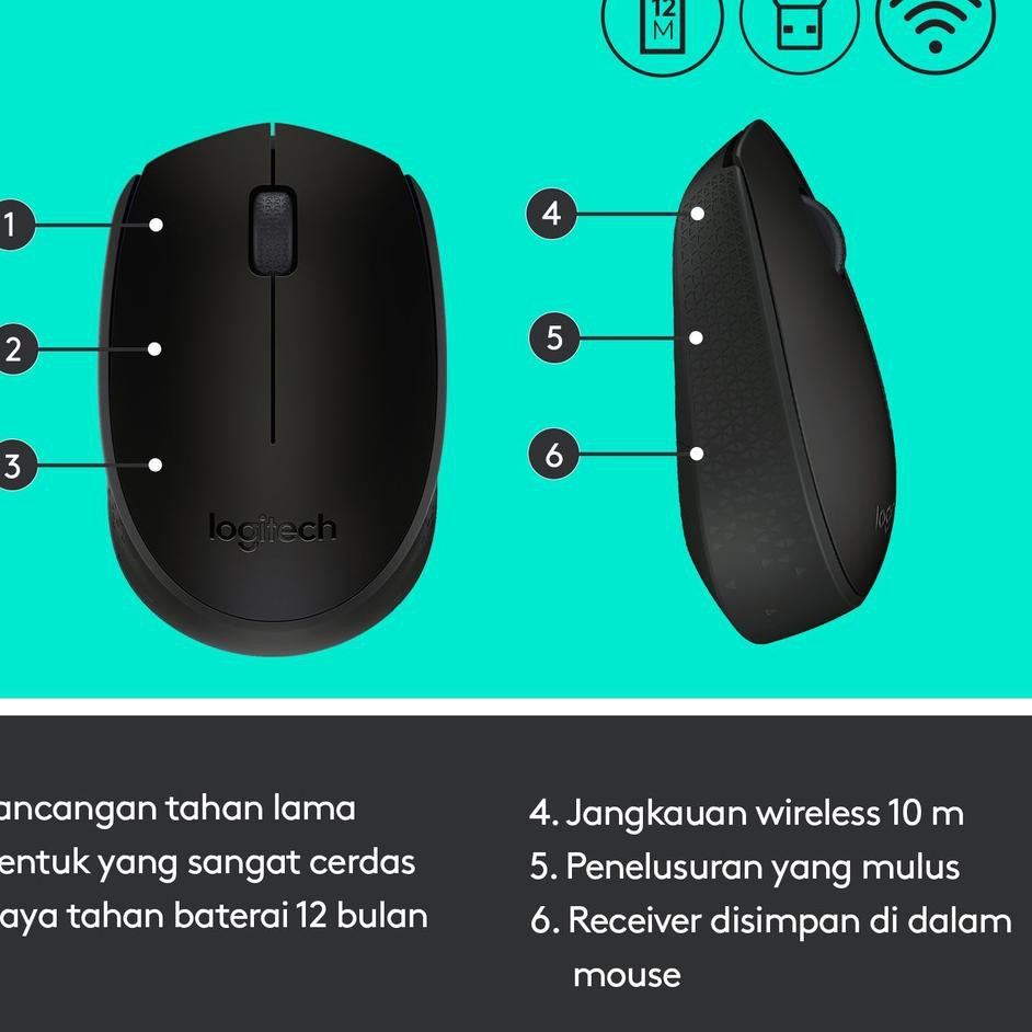 Chuột Không Dây Logitech M170 M 170 Chính Hãng Chính Hãng