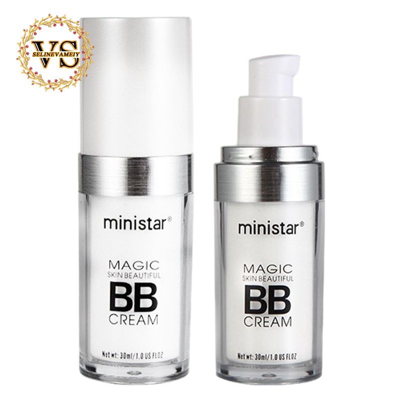 (Hàng Mới Về) Kem Nền Che Khuyết Điểm Dưỡng Ẩm Thay Đổi Màu Sắc Ministar