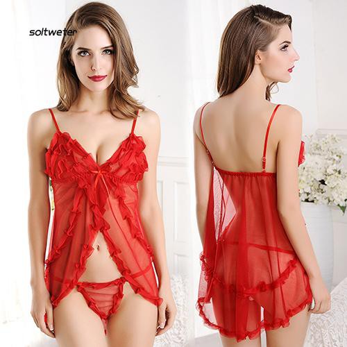 Đầm ngủ ren xuyên thấu gợi cảm cho nữ