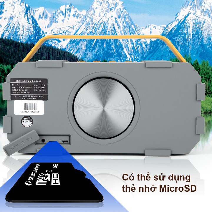 Loa Bluetooth SANSUI S20 Công suất thực 20W - VL