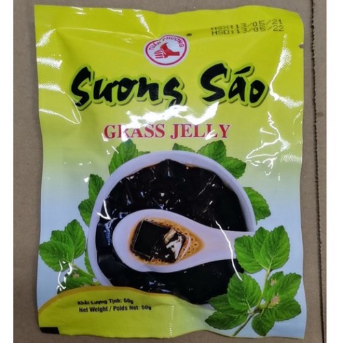 Bột Sương Sáo Đen không đường gói 50g