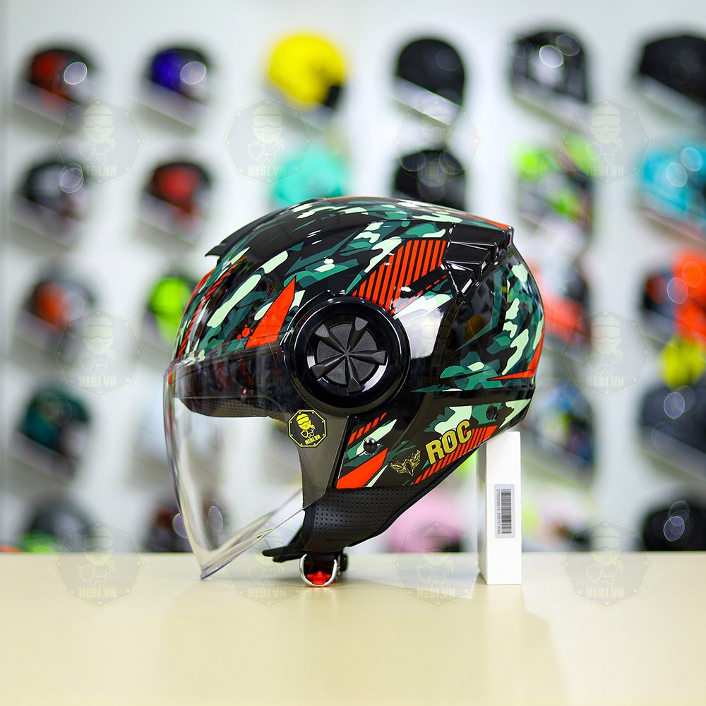 Mũ Bảo Hiểm 3/4 ROC 06 Gọn Đẹp form giống Yohe 851 - Helmets 4U