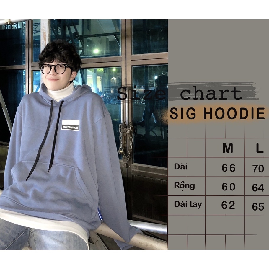 Áo Hoodie Nam Nữ Áo Nỉ Có Mũ Tece Form Rộng 3 Màu Trẻ Trung