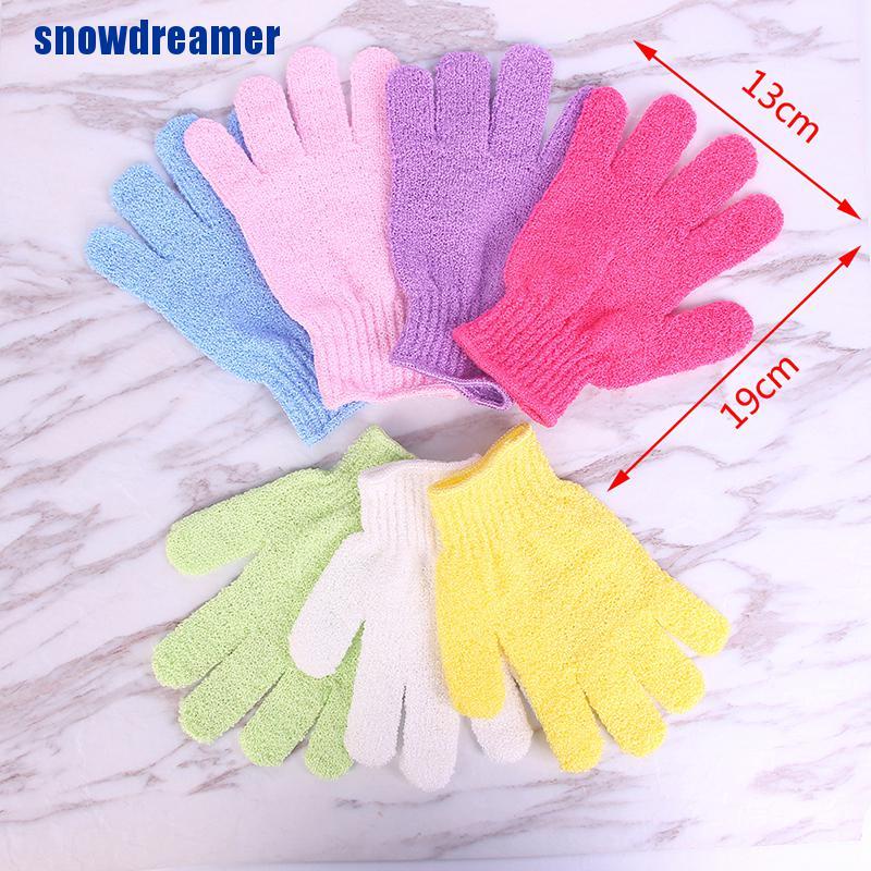 Găng Tay Tẩy Tế Bào Chết Bằng Xơ Mướp Tiện Dụng Khi Tắm