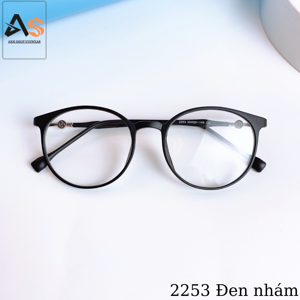 Gọng kính tròn mắt nhỏ thời trang nữ 2253A