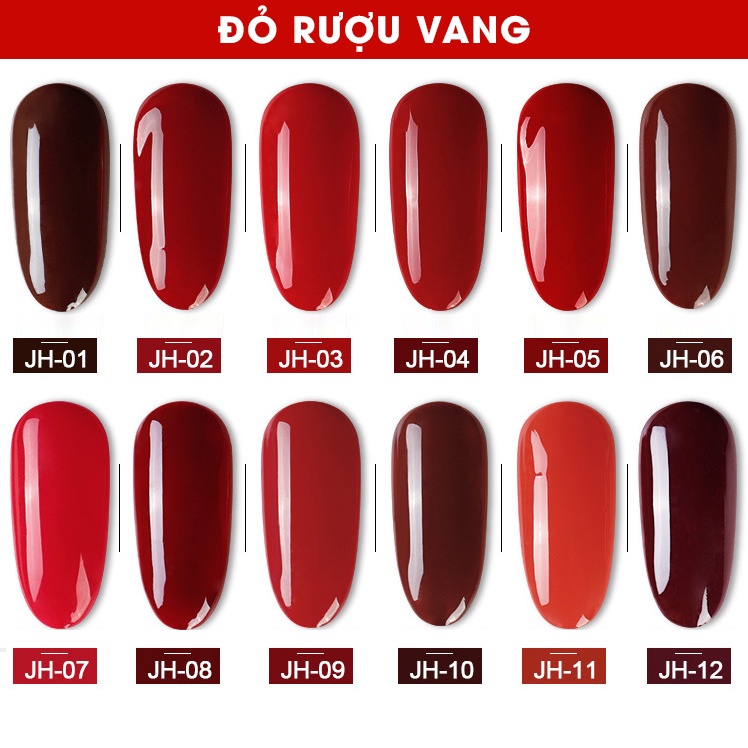 Sơn gel AS đỏ mã JH [Chính hãng]
