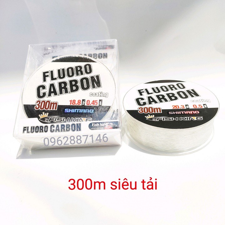 cước câu cá shimano fluoro carbon 300m siêu bền [ thegioidocauchuan ]