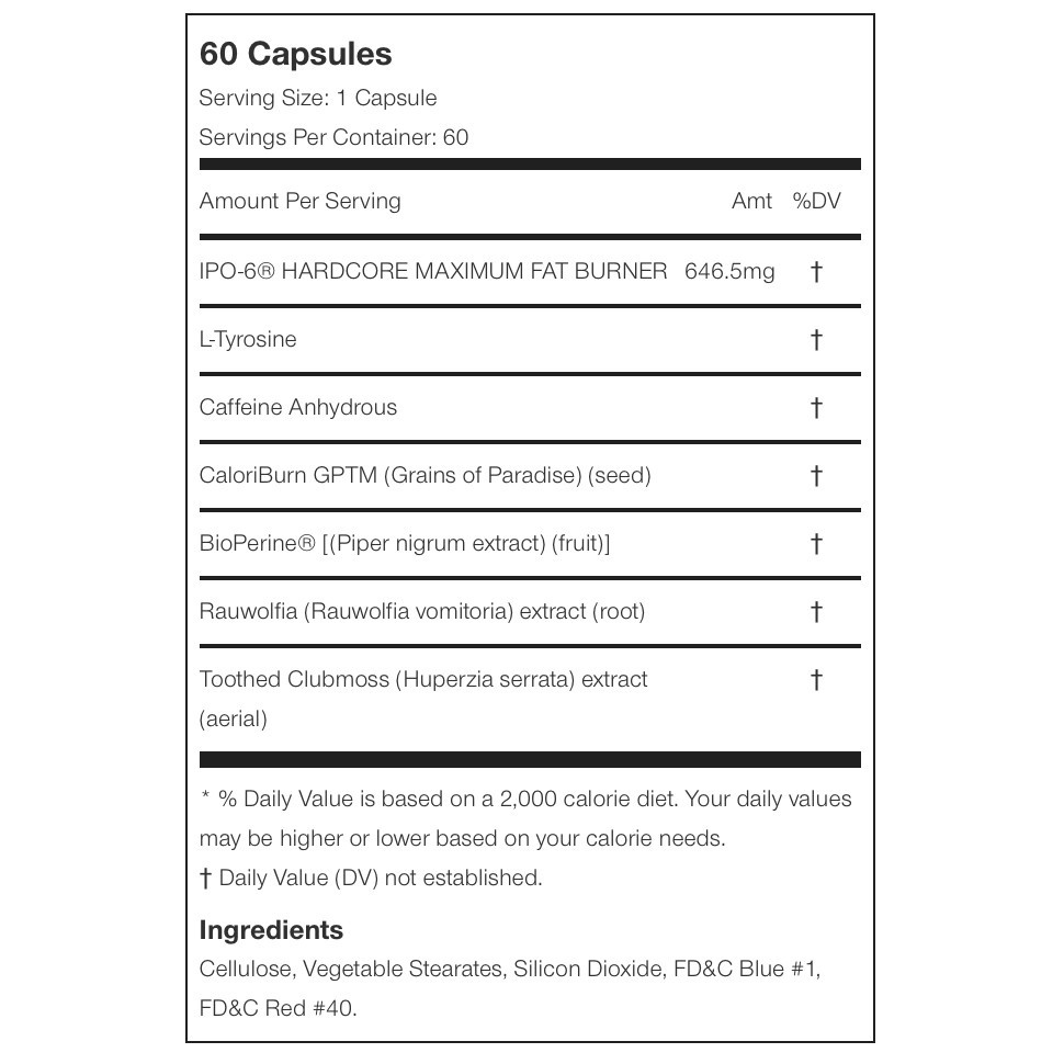 Lipo 6 | Nutrex Lipo 6 Hardcore  - Viên Uống Giảm Cân Đốt Mỡ Cao Cấp - Chính Hãng Nhập Mỹ Suppcare