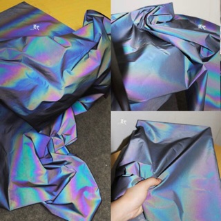 Vải phản quang và hologram may scrunchies