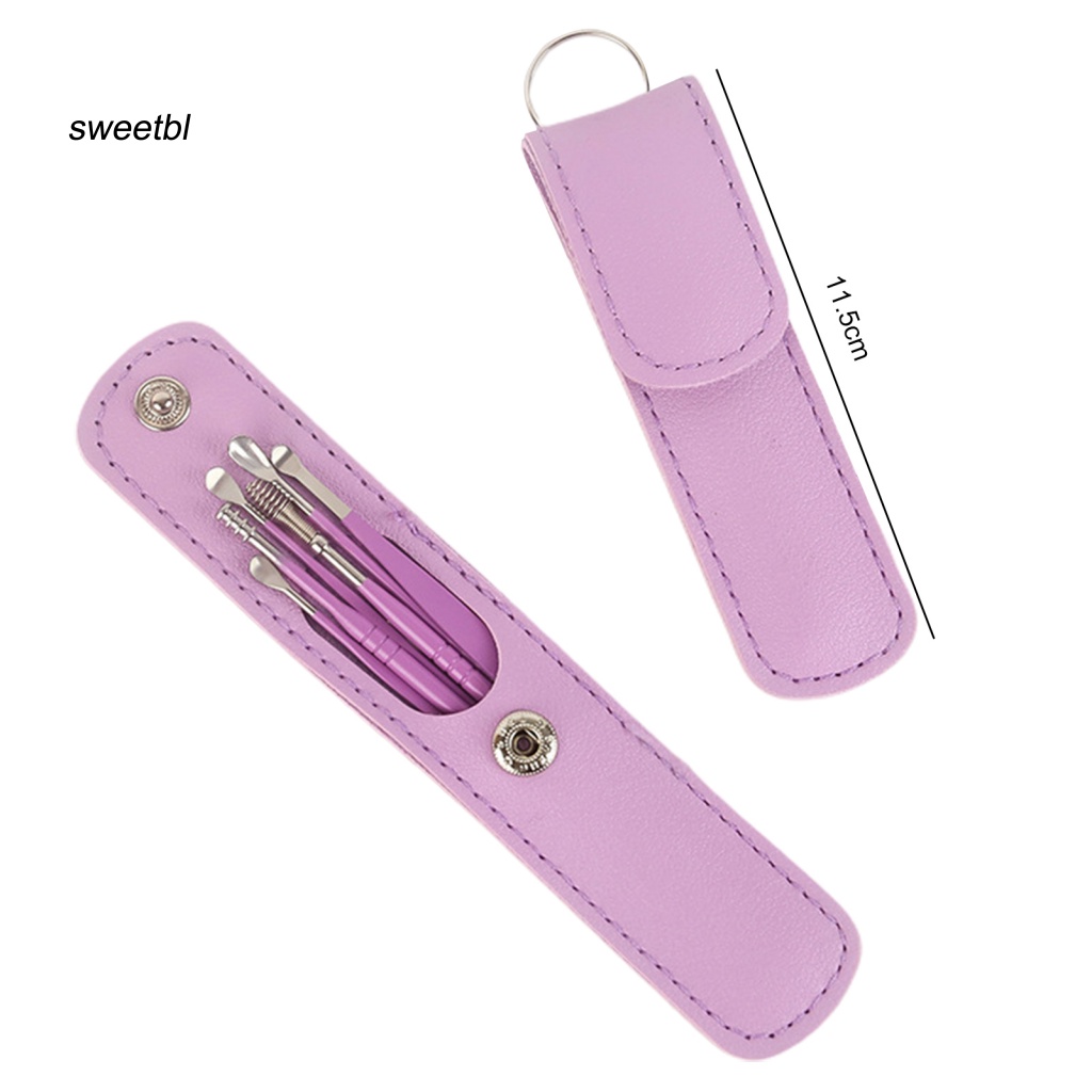 Set 6 Dụng Cụ Lấy Ráy Tai Xoay 360 Độ Tiện Dụng