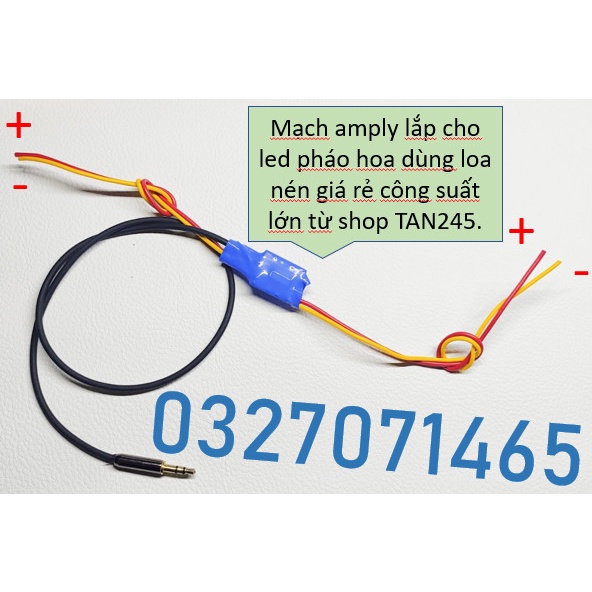 Mạch loa amply dùng cho led pháo hoa giá rẻ công suất lớn. Mạch led pháo hoa loa nén.