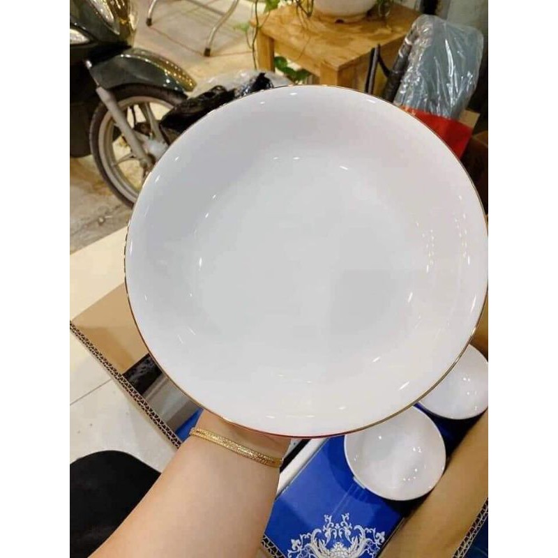 Bộ bát đĩa Minh Long Viền Vàng 5 món | BigBuy360 - bigbuy360.vn