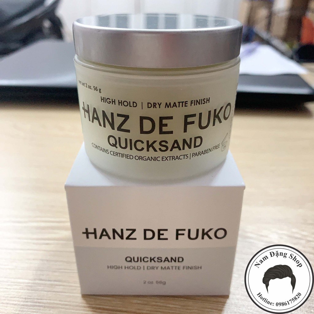 Sáp Vuốt Tóc Hanz De Fuko Quicksand 56g USA