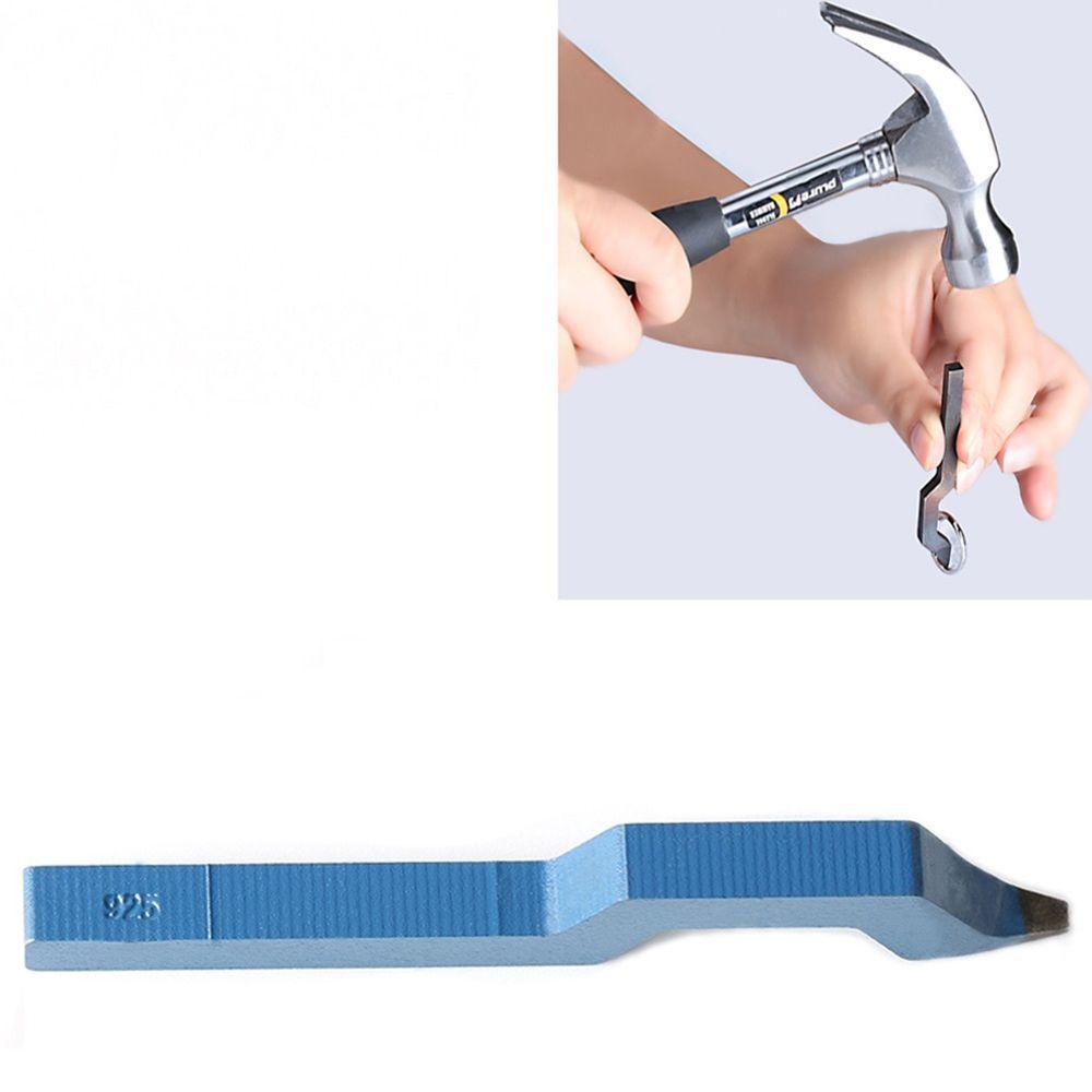 Khuôn Thép 925 Đánh Dấu Trang Sức Tay Cầm Cong Màu Sắc Xanh Dương