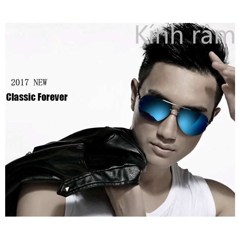 Kính mát thời trang gọng chất liệu nhôm