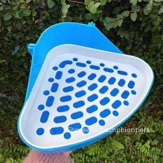 Khay vệ sinh tam giác cho thú cưng Thỏ, Guinea Pig( Bọ ú, Chuột Lang) 25x17x10.