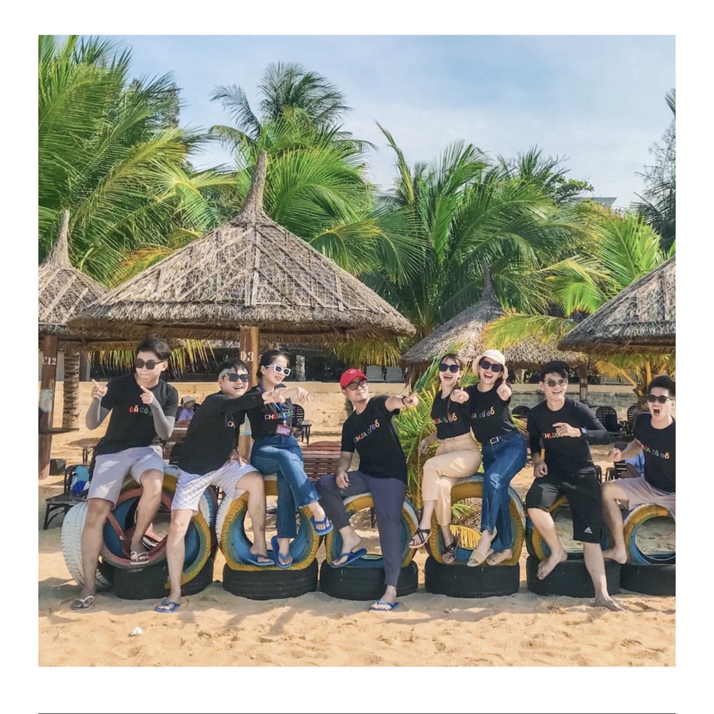 Áo thun nam nữ áo phông đôi in chữ TRỤ CỘT NÓC NHÀ chất liệu cotton mát mẻ