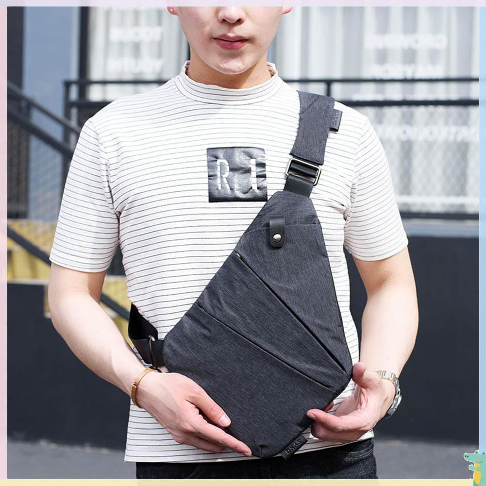 Ready Men Anti-Theft Chest Bag Casual Outdoor Riding Pack Messenger Bag