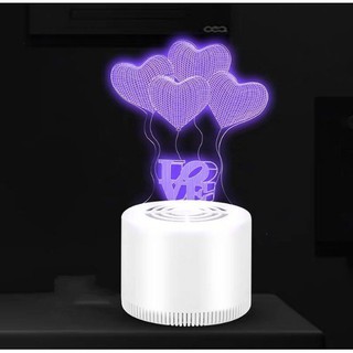 Đèn bắt muỗi 3D con công