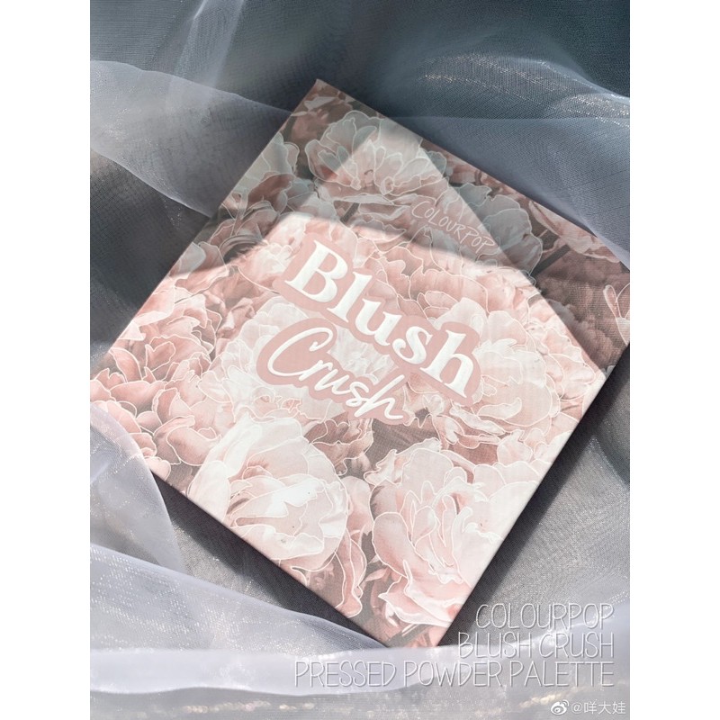 Phấn mắt Colourpop Blush Crush Colourpop 9 ô tông hồng tím cực đẹp