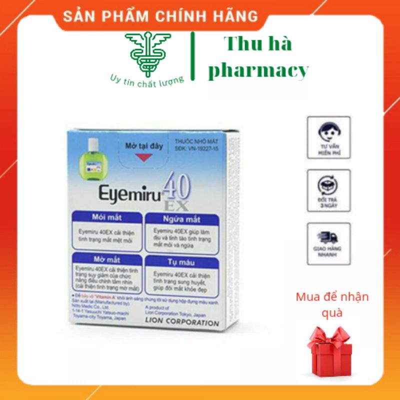 Nước nhỏ mắt eyemiru 40EX nhật bản date 2024