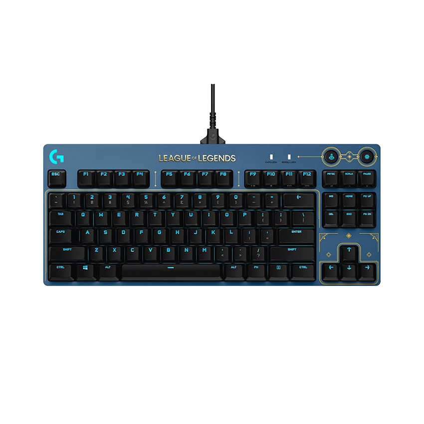 Bàn phím cơ Logitech G Pro LOL độ bền lên đến 50 triệu lần nhấn, tốc độ phản hồi cực nhanh