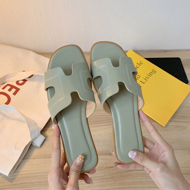 Dép IELGY đế bằng phong cách thời trang cho nữ