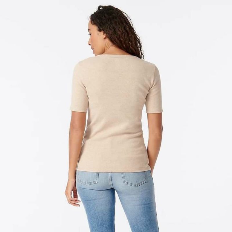Áo thun len J.Crew perfect fit knit goods cotton yarns