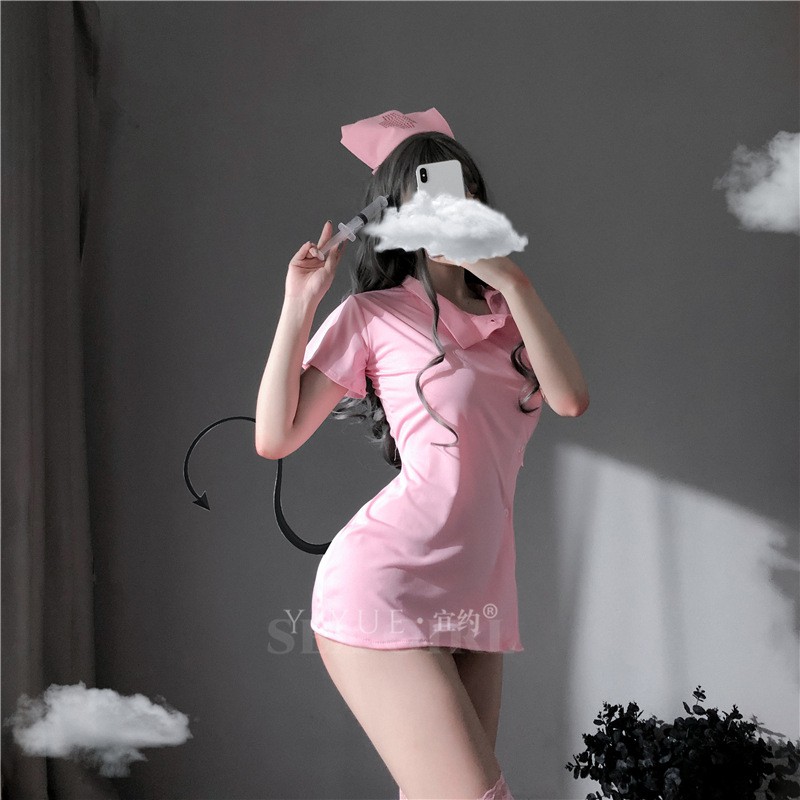 Đồ ngủ nữ Sexy cô y tá FREE SHIP Cosplay nữ bác sĩ hóa trang quyến rũ sexy | BigBuy360 - bigbuy360.vn