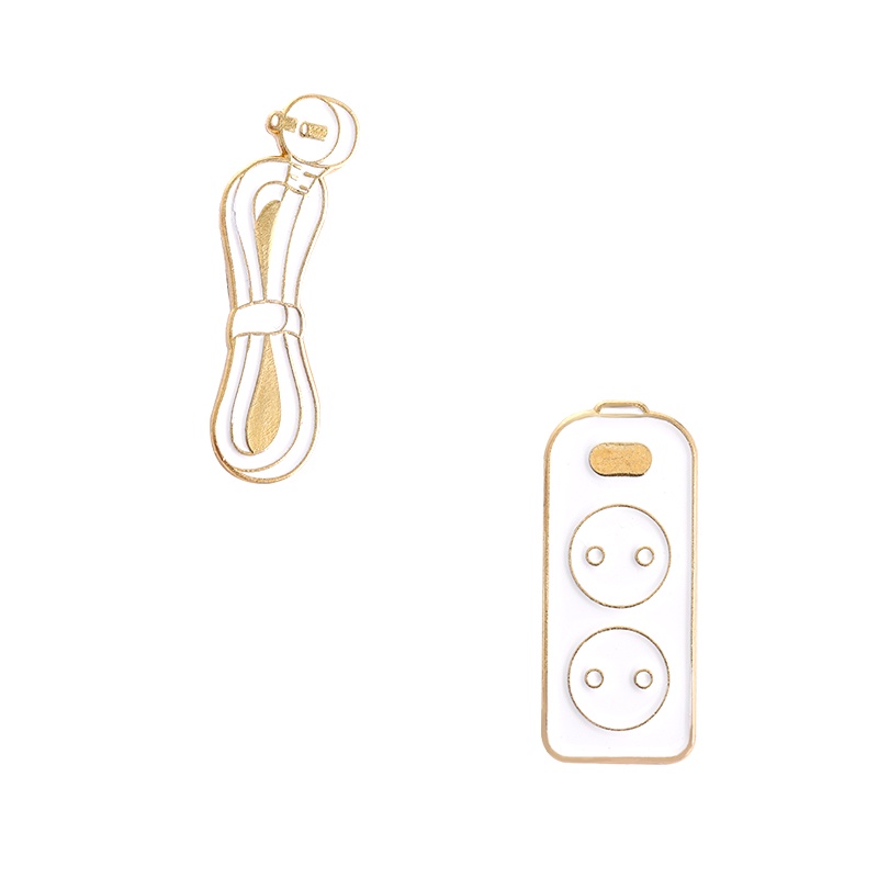 Ghim cài áo tráng men họa tiết hoạt hình đáng yêu